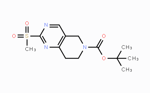 CAS No. 259809-79-5, tert-Butyl 7,8-dihydro-2-(methylsulfonyl)pyrido-[4,3-d]pyrimidine-6(5H)-carboxylate