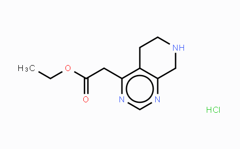 CAS No. 1187830-52-9, Ethyl 2-(5,6,7,8-tetrahydropyrido[3,4-d]pyrimidin-4-yl)acetatehydrochloride