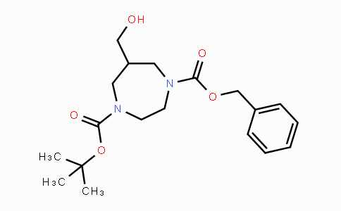 CAS No. 1105187-33-4, 1-tert-Butyl 4-benzyl 6-(hydroxymethyl)-1,4-diazepane-1,4-dicarboxylate