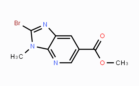 CAS No. 1187830-49-4, Methyl 2-bromo-3-methyl-3H-imidazo[4,5-b]pyridine-6-carboxylate