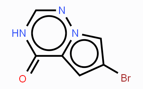 CAS No. 888721-83-3, 6-Bromopyrrolo[1,2-f][1,2,4]triazin-4(3H)-one