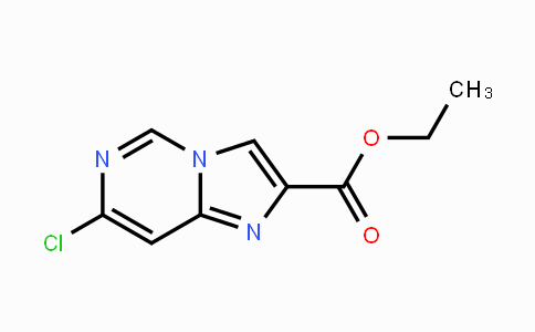 CAS No. 1105187-40-3, Ethyl 7-chloroimidazo[1,2-c]-pyrimidine-2-carboxylate