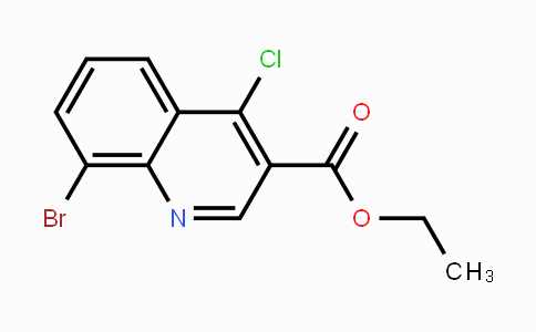 CAS No. 206258-97-1, Ethyl 8-bromo-4-chloroquinoline-3-carboxylate