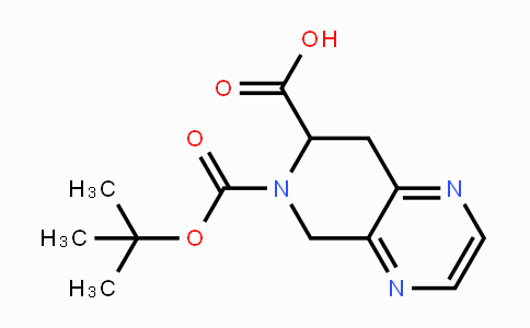CAS No. 264623-57-6, 6-(tert-Butoxycarbonyl)-5,6,7,8-tetrahydropyrido-[3,4-b]pyrazine-7-carboxylic acid