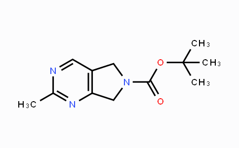 CAS No. 1160995-19-6, tert-Butyl 2-methyl-5H-pyrrolo[3,4-d]pyrimidine-6(7H)-carboxylate