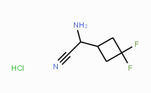 CAS No. 1215166-79-2, 2-Amino-2-(3,3-difluorocyclobutyl)acetonitrile hydrochloride