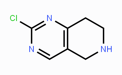 CAS No. 944901-59-1, 2-Chloro-5,6,7,8-tetrahydropyrido[4,3-d]pyrimidine