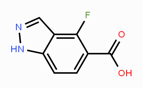 CAS No. 1041481-59-7, 4-Fluoro-1H-indazole-5-carboxylic acid
