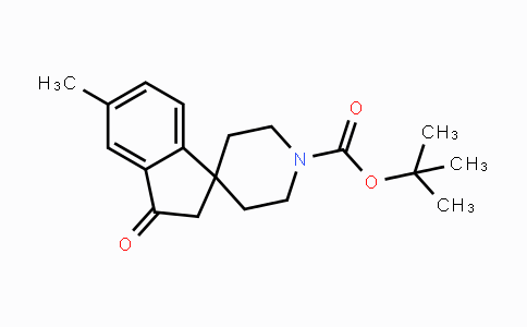 CAS No. 948033-85-0, tert-Butyl 5-methyl-3-oxo-2,3-dihydrospiro-[indene-1,4'-piperidine]-1'-carboxylate