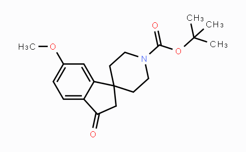 CAS No. 910442-59-0, tert-Butyl 6-methoxy-3-oxo-2,3-dihydrospiro-[indene-1,4'-piperidine]-1'-carboxylate