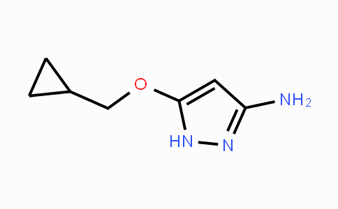 CAS No. 852443-66-4, 5-(Cyclopropylmethoxy)-1H-pyrazol-3-amine