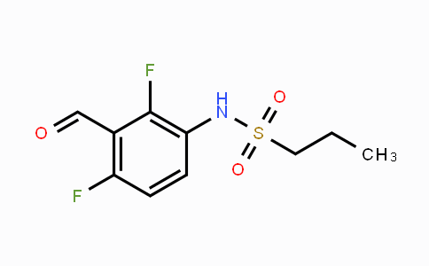 CAS No. 1254567-71-9, N-(2,4-Difluoro-3-formylphenyl)-propane-1-sulfonamide
