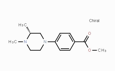 CAS No. 1201670-91-8, (R)-Methyl 4-(3,4-dimethylpiperazin-1-yl)benzoate