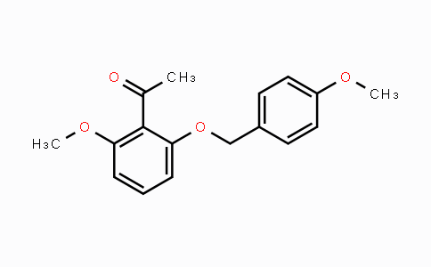 CAS No. 1234015-61-2, 1-(2-Methoxy-6-(4-methoxybenzyloxy)phenyl)ethanone