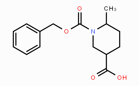 CAS No. 908245-09-0, 1-(Benzyloxycarbonyl)-6-methylpiperidine-3-carboxylic acid