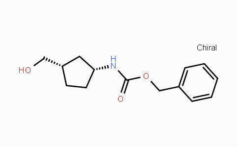 CAS No. 1380486-16-7, Benzyl N-[(1R,3S)-3-(hydroxymethyl)-cyclopentyl]carbamate