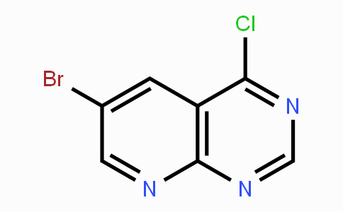 CAS No. 1215787-31-7, 6-Bromo-4-chloropyrido[2,3-d]pyrimidine