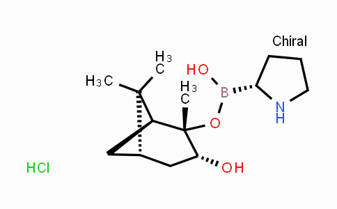 CAS No. 149716-72-3, (2R)-2-Pyrrolidineboronic acid (1S,2S,3R,5S)-(+)-2,3-pinanediol ester, hydrochloride
