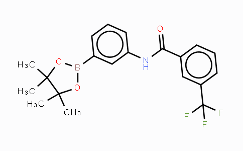 CAS No. 1225069-85-1, 3-3-(Trifluoromethyl)benzoylaminobenzene-boronic acid pinacol ester