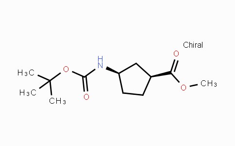 CAS No. 554451-12-6, (1S,3R)-Methyl 3-[(tert-butoxycarbonyl)-amino]cyclopentanecarboxylate