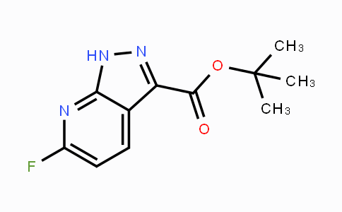 CAS No. 155601-71-1, tert-Butyl 6-fluoro-1H-pyrazolo-[3,4-b]pyridine-3-carboxylate