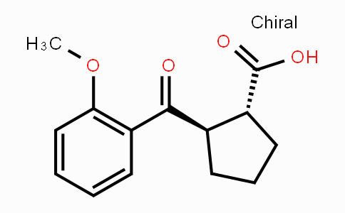 CAS No. 733740-82-4, trans-2-(2-Methoxybenzoyl)cyclopentane-1-carboxylic acid
