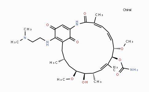 CAS No. 150270-08-9, 17-Dimethylaminogeldanamycin