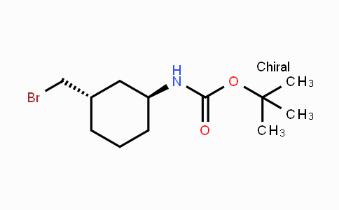 CAS No. 1212405-03-2, tert-Butyl trans-3-(bromomethyl)-cyclohexylcarbamate