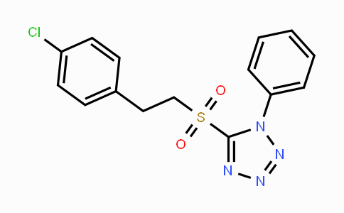 CAS No. 1372784-40-1, 5-(4-Chlorophenethylsulfonyl)-1-phenyl-1H-tetrazole