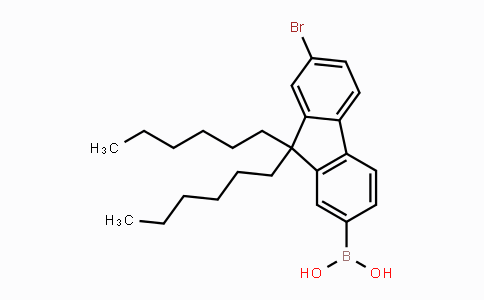 CAS No. 934762-26-2, 7-Bromo-9,9-dihexylfluoren-2-yl-boronic acid