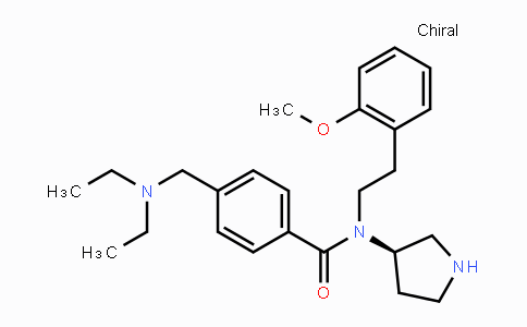 MC100440 | 947303-87-9 | 4-[(二乙基氨基)甲基]-N-[2-(2-甲氧基苯基)乙基]-N-(3R)-3-吡咯烷基苯甲酰胺