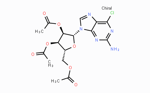 CAS No. 16321-99-6, (2R,3R,4R,5R)-2-(Acetoxymethyl)-5-(2-amino-6-chloro-9H-purin-9-yl)tetrahydrofuran-3,4-diyl diacetate