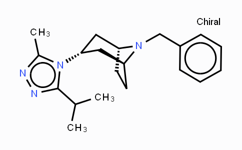 CAS No. 423165-13-3, Exo-8-Benzyl-3-(3-isopropyl-5-methyl-4H-1,2,4-triazol-4-yl)-8-azabicyclo[3.2.1]octane
