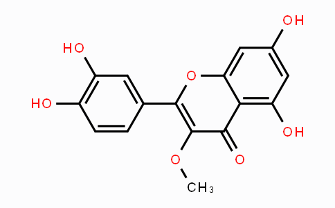 CAS No. 1486-70-0, 2-(3,4-Dihydroxyphenyl)-5,7-dihydroxy-3-methoxy-4H-chromen-4-one