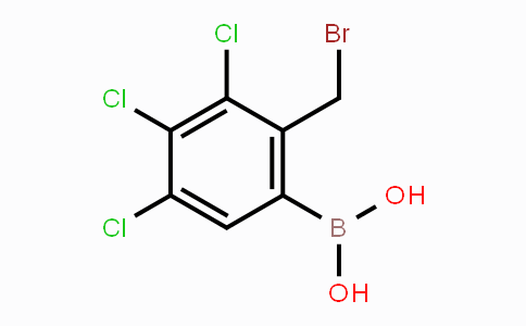 CAS No. 1072946-53-2, (2-(Bromomethyl)-3,4,5-trichlorophenyl)-boronic acid