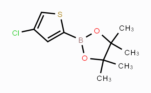 CAS No. 1040281-84-2, 2-(4-Chlorothiophen-2-yl)-4,4,5,5-tetramethyl-1,3,2-dioxaborolane