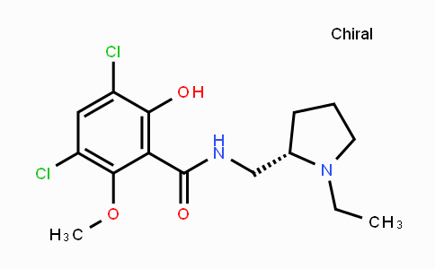 CAS No. 84225-95-6, (S)-3,5-Dichloro-N-((1-ethylpyrrolidin-2-yl)methyl)-2-hydroxy-6-methoxybenzamide