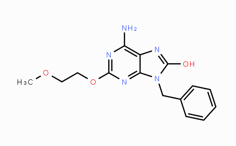 CAS No. 226907-52-4, 6-Amino-9-benzyl-2-(2-methoxyethoxy)-9H-purin-8-ol