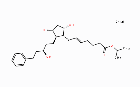 CAS No. 130209-82-4, Isopropyl 7-((1R,2R,3R,5S)-3,5-dihydroxy-2-((R)-3-hydroxy-5-phenylpentyl)cyclopentyl)hept-5-enoate