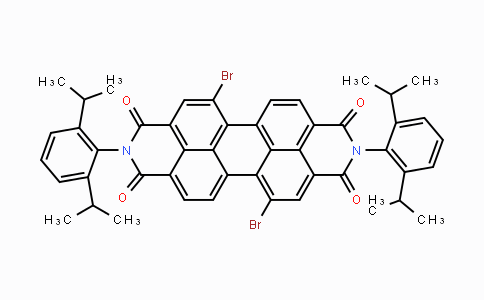 CAS No. 331861-94-0, 5,12-Dibromo-2,9-bis(2,6-diisopropylphenyl)anthra[2,1,9-def:6,5,10-d'e'f']diisoquinoline-1,3,8,10(2H,9H)-tetraone