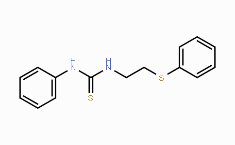 CAS No. 13084-43-0, 1-Phenyl-3-(2-(phenylthio)ethyl)thiourea