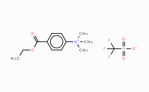 CAS No. 124915-06-6, 4-(Ethoxycarbonyl)-N,N,N-trimethylbenzenaminiumtrifluoromethanesulfonate