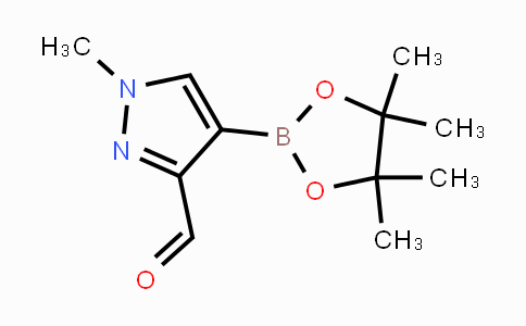 CAS No. 887475-64-1, 1-Methyl-4-(4,4,5,5-tetramethyl-1,3,2-dioxaborolan-2-yl)-1H-pyrazole-3-carboxaldehyde
