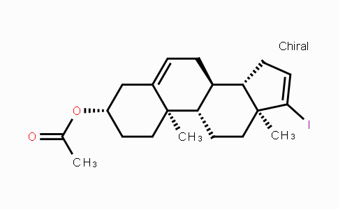 CAS No. 114611-53-9, (3S,8R,9S,10R,13S,14S)-17-Iodo-10,13-dimethyl-2,3,4,7,8,9,10,11,12,13,14,15-dodecahydro-1H-cyclopenta[a]phenanthren-3-yl acetate