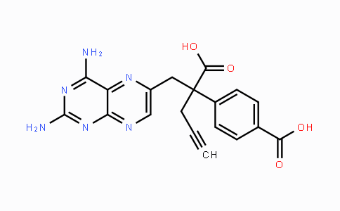 CAS No. 146464-92-8, 4-(2-Carboxy-1-(2,4-diaminopteridin-6-yl)pent-4-yn-2-yl)benzoic acid