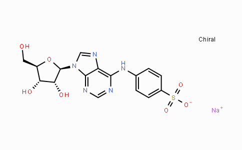 143668-15-9 | Sodium 4-((9-((2R,3R,4S,5R)-3,4-dihydroxy-5-(hydroxymethyl)-tetrahydrofuran-2-yl)-9H-purin-6-yl)amino)benzenesulfonate