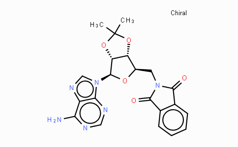 CAS No. 80860-44-2, 2-(((3AR,4R,6R,6aR)-6-(6-Amino-9H-purin-9-yl)-2,2-dimethyltetrahydrofuro-[3,4-d][1,3]dioxol-4-yl)methyl)isoindoline-1,3-dione