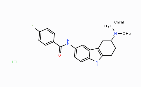 CAS No. 186544-26-3, (R)-N-(3-(Dimethylamino)-2,3,4,9-tetrahydro-1H-carbazol-6-yl)-4-fluorobenzamide hydrochloride