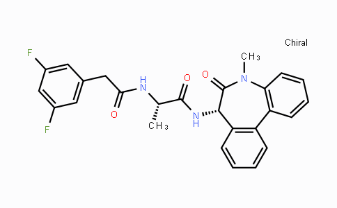 CAS No. 209984-56-5, (S)-2-(2-(3,5-Difluorophenyl)acetamido)-N-((S)-5-methyl-6-oxo-6,7-dihydro-5H-dibenzo[b,d]azepin-7-yl)propanamide