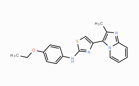 CAS No. 315703-52-7, N-(4-Ethoxyphenyl)-4-(2-methylimidazo-[1,2-a]pyridin-3-yl)thiazol-2-amine